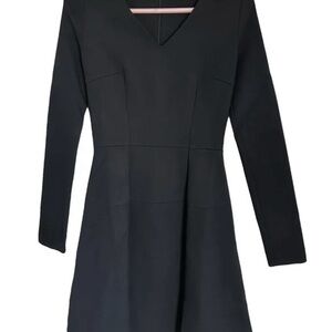 MIU MIU Elegant Black Long Sleeve Dress